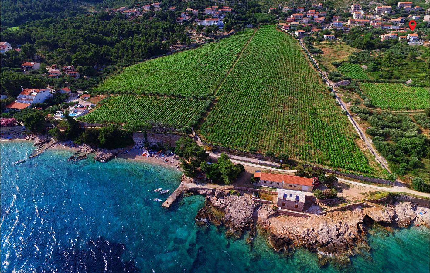 Ferienhaus für 8 Personen mit Pool in Zavala, Hvar
