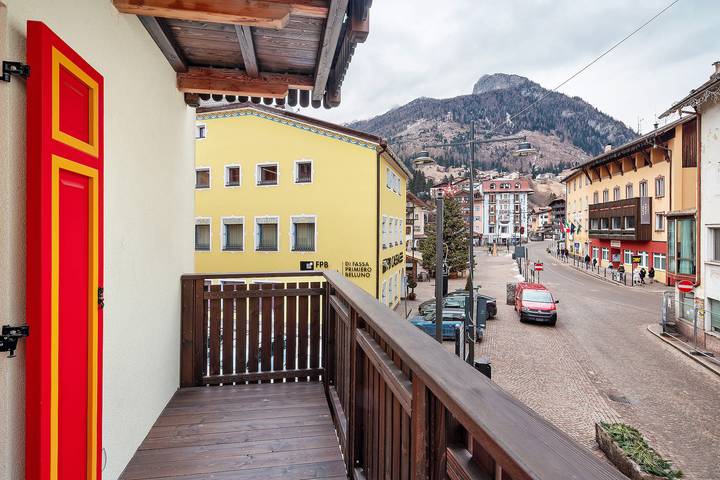 Gîte pour 6 personnes, avec balcon à Moena - 4