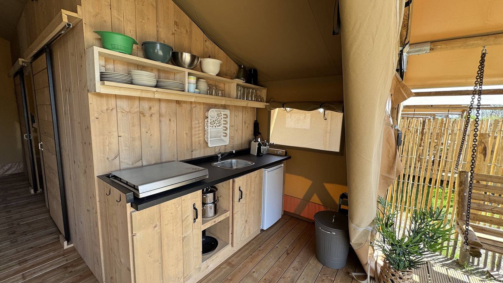 De Watersnip — Safari Lodge B in Petten, Noord-Holland - Nordseeküste