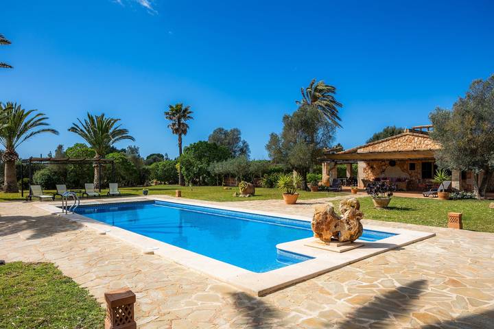 Finca für Gruppen für 12 Personen, mit Balkon und Garten in Es Trenc - 3