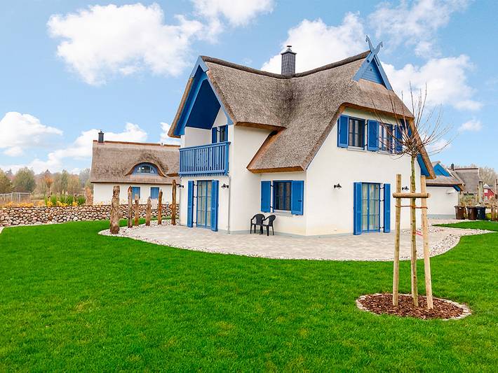 Ferienhaus für 5 Personen, mit Balkon und Terrasse sowie Garten und Sauna