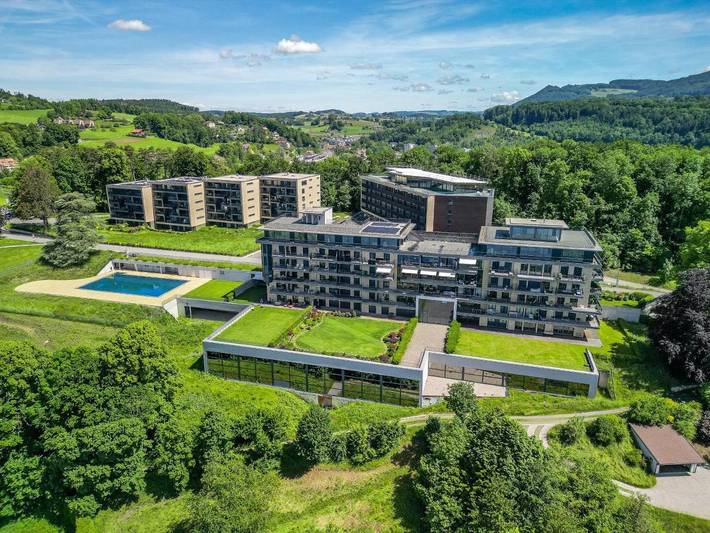 Gîte pour 4 personnes, avec vue ainsi que piscine et terrasse à Puidoux - 3