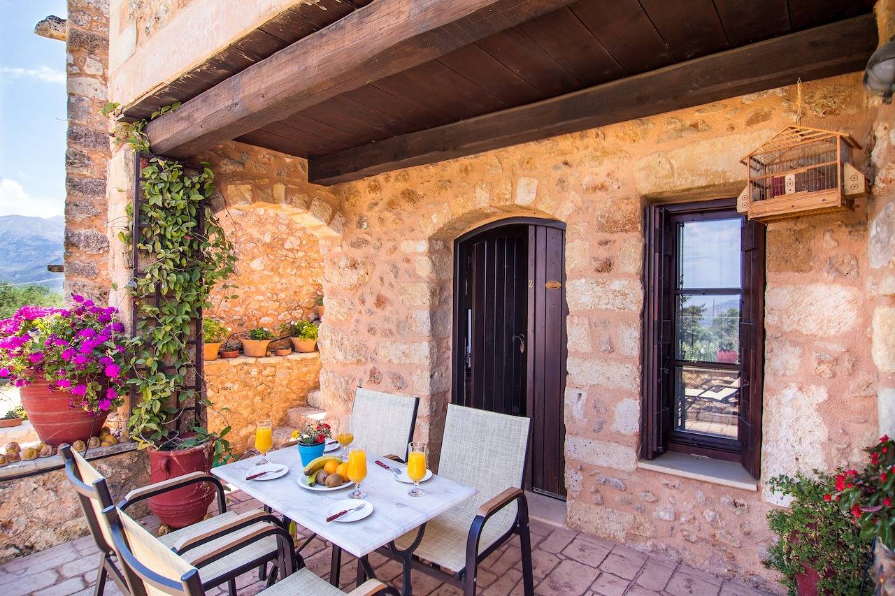 Vakantiehuis voor 3 personen met tuin in Samonas, Chania en omgeving