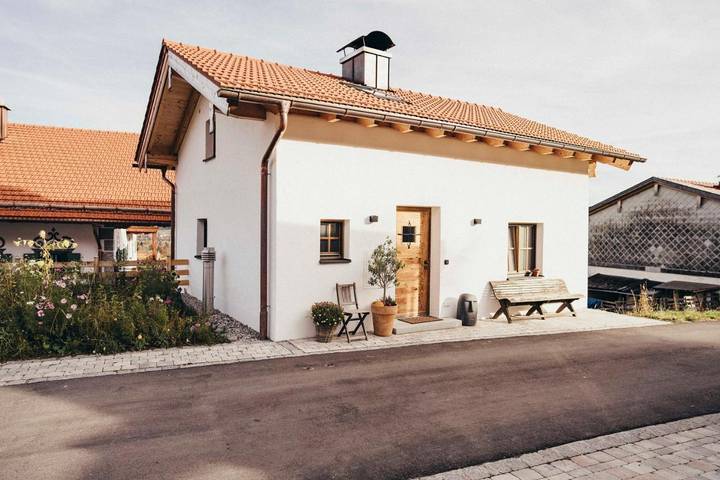 Ferienhaus für 4 Personen, mit Garten und Sauna sowie Ausblick in Ruhpolding