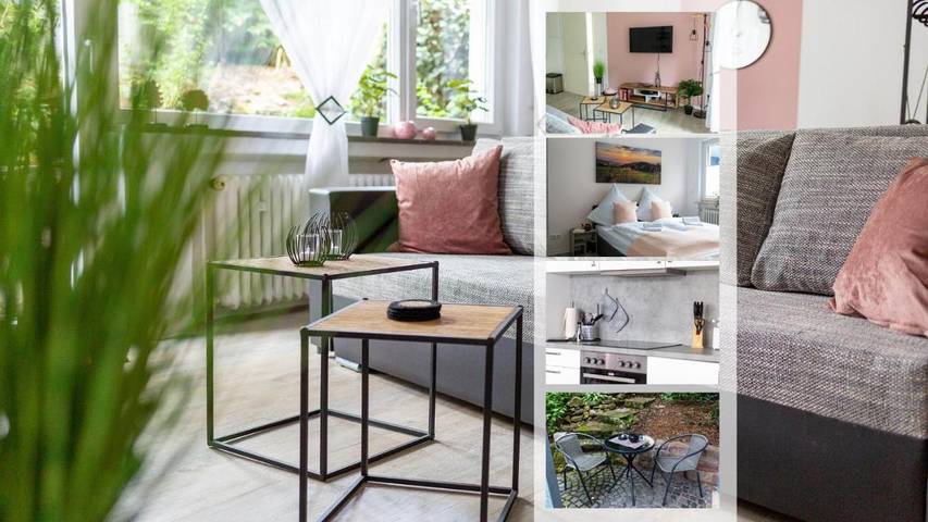 Gîte pour 3 personnes, avec terrasse et vue à Hünfeld