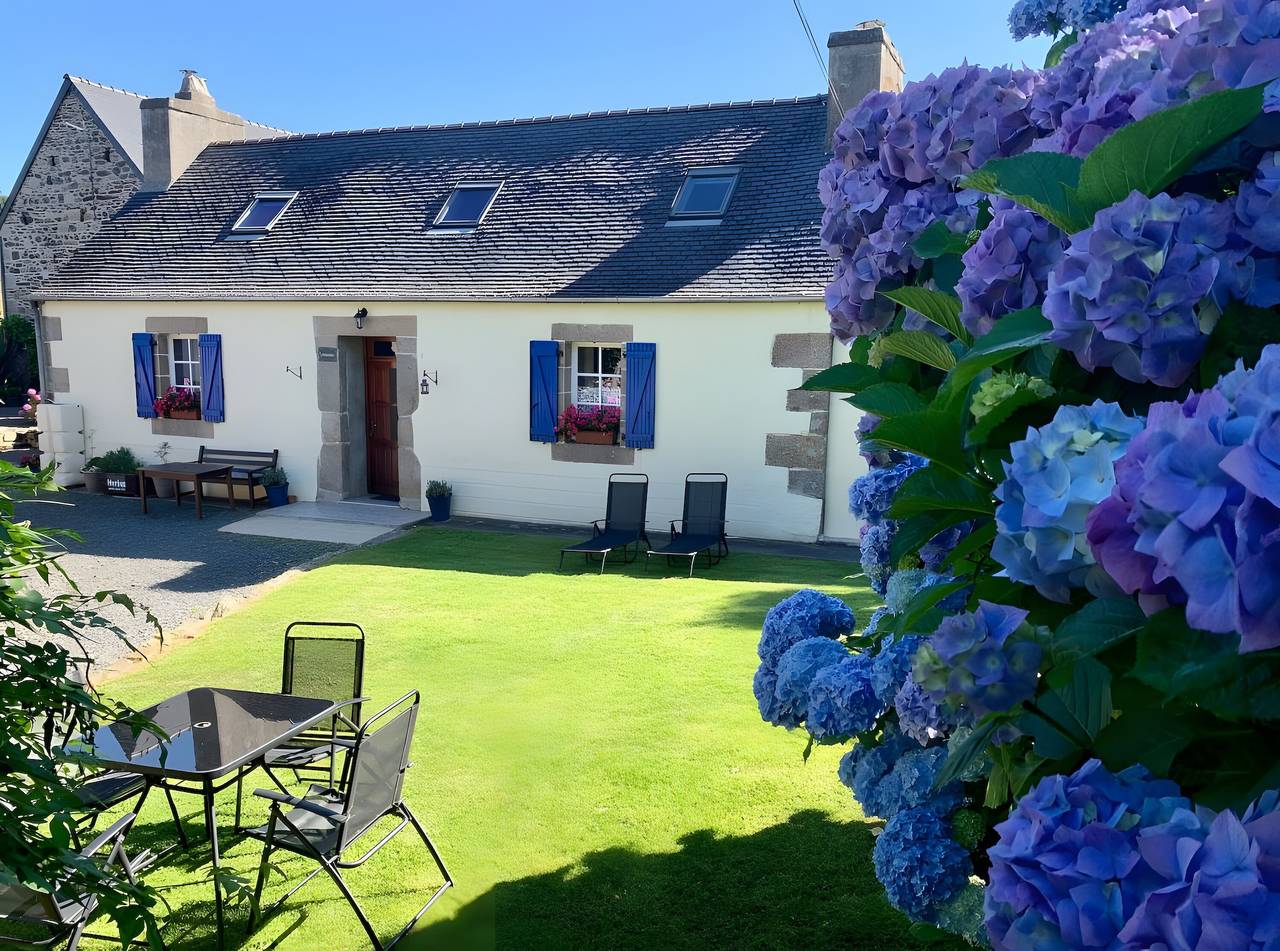 Gîte Lavande – Pen Ar Voas Gîtes mit privater Terrasse, Gemeinschaftsgarten und Wlan in Plestin-les-Grèves, Ceinture Dorée