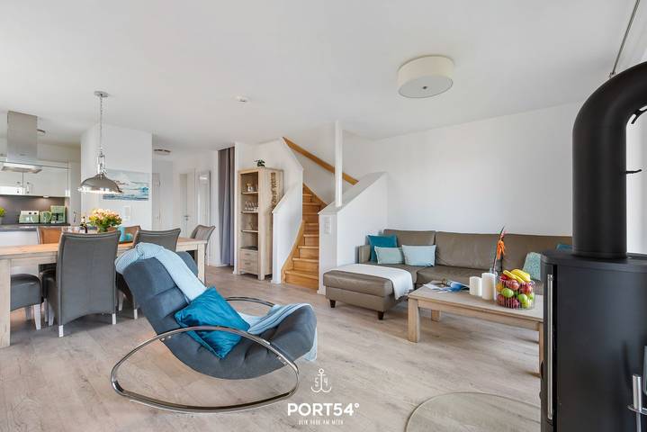 Ferienhaus mit Meerblick für 6 Personen, mit Terrasse und Ausblick sowie Sauna, mit Haustier in Schlei - 3