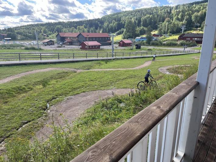 Lägenhet för 8 Personer, med utsikt samt balkong och bastu i Sandviken