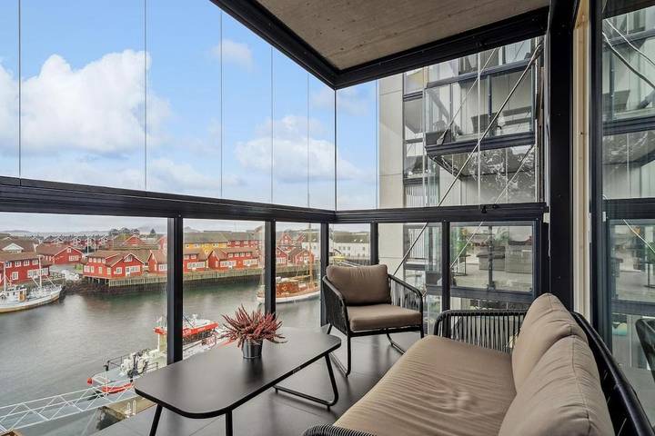 Gîte pour 4 personnes, avec Balcon et Vue dans Svolvær