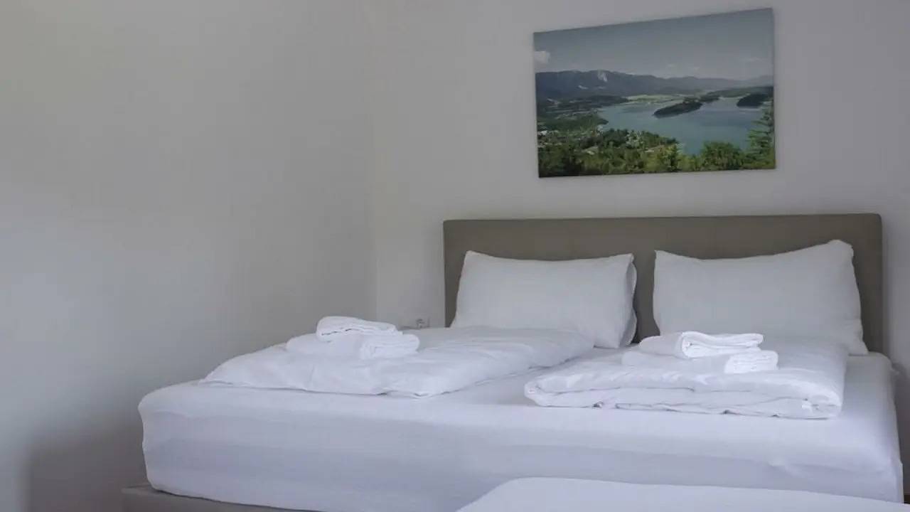 Gemütliche 65 m² große Wohnung mit Terrasse, Küche und Seeblick in der Nähe des Wörthersees in Schiefling am See, Klagenfurt-Land