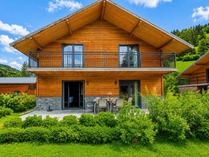 Chalet für 6 Personen, mit Balkon und Garten