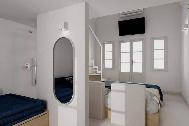 Muses Cycladic Suites - Gewölbte Meerblick-Loft-Suite mit saisonalem Whirlpool in Oia, Santorin