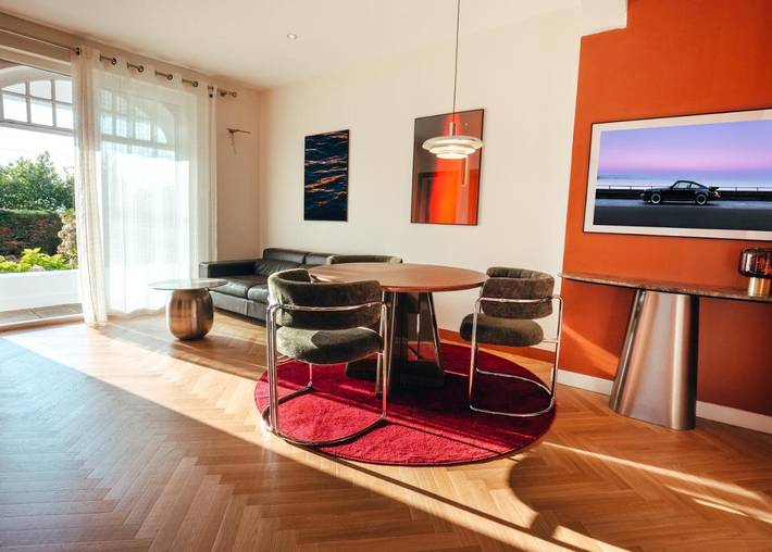 Gîte pour 3 personnes, avec Terrasse ainsi que Jardin et Vue dans Plage d'Erretegia - 2