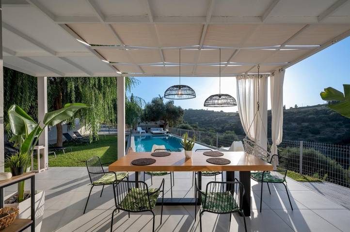 Villa pour 8 personnes avec terrasse in Réthymnon (Ville), Région de Réthymnon