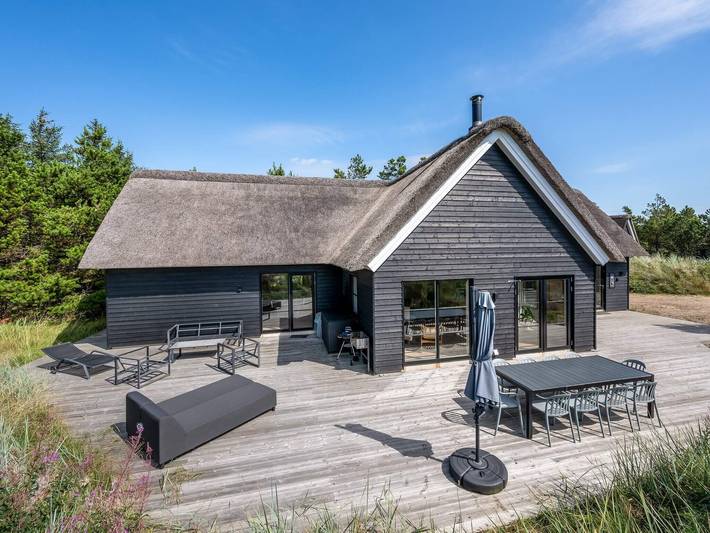 Ferienhaus für 8 Personen, mit Whirlpool und Terrasse sowie Sauna, kinderfreundlich in Henne Strand