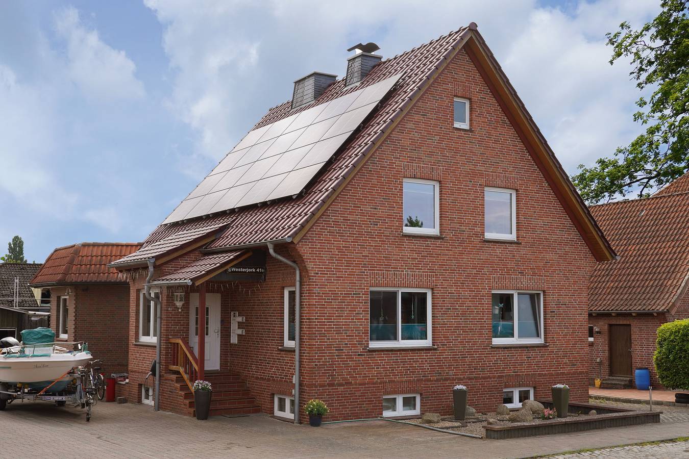 Ganze Wohnung, Ferienwohnung 'Apfelkorb' mit Privatterrasse und Wi-Fi in Jork, Altes Land Stade