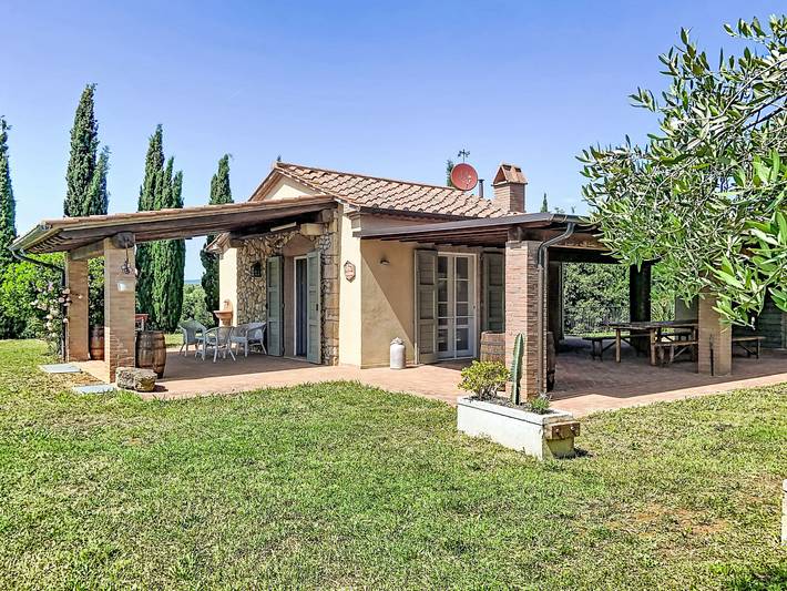 Ferienhaus für 6 Personen, mit Terrasse und Ausblick