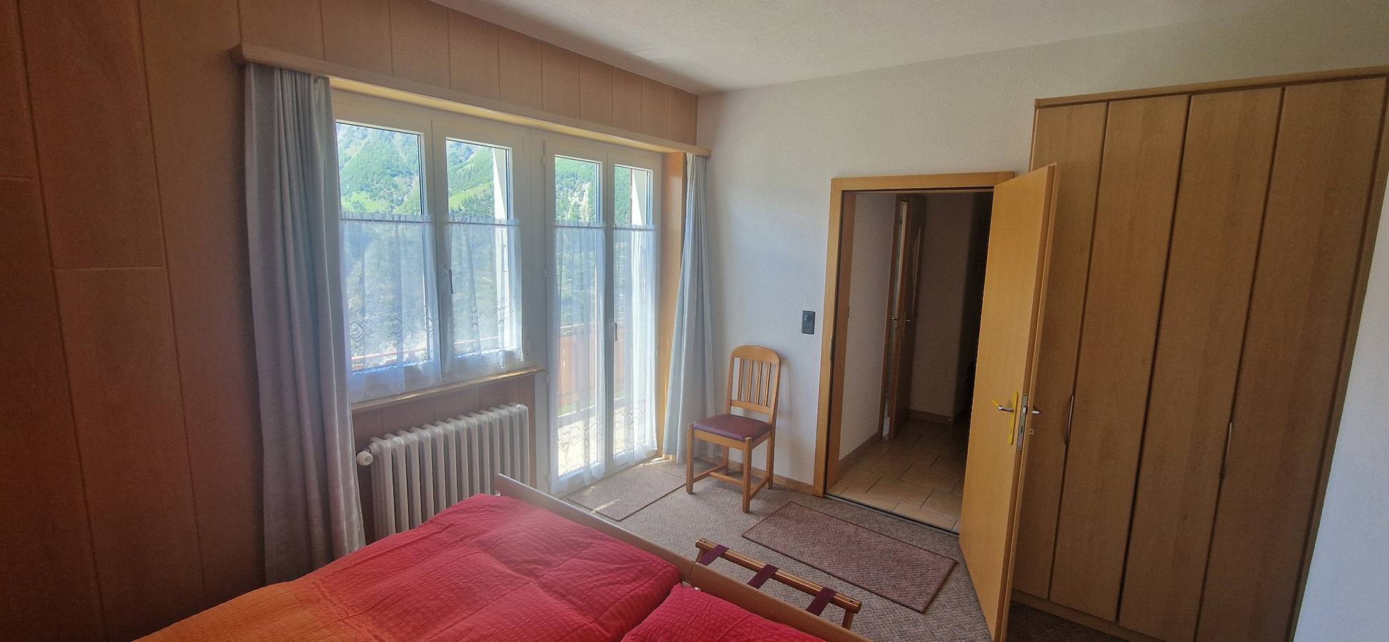 Apartamento vacacional entero, Birke - 2-Zimmer-Wohnung mit 2 Betten in Grächen, Alpes del Valais