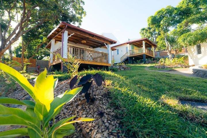Appart’hôtel pour 2 personnes, avec jardin ainsi que piscine et vue