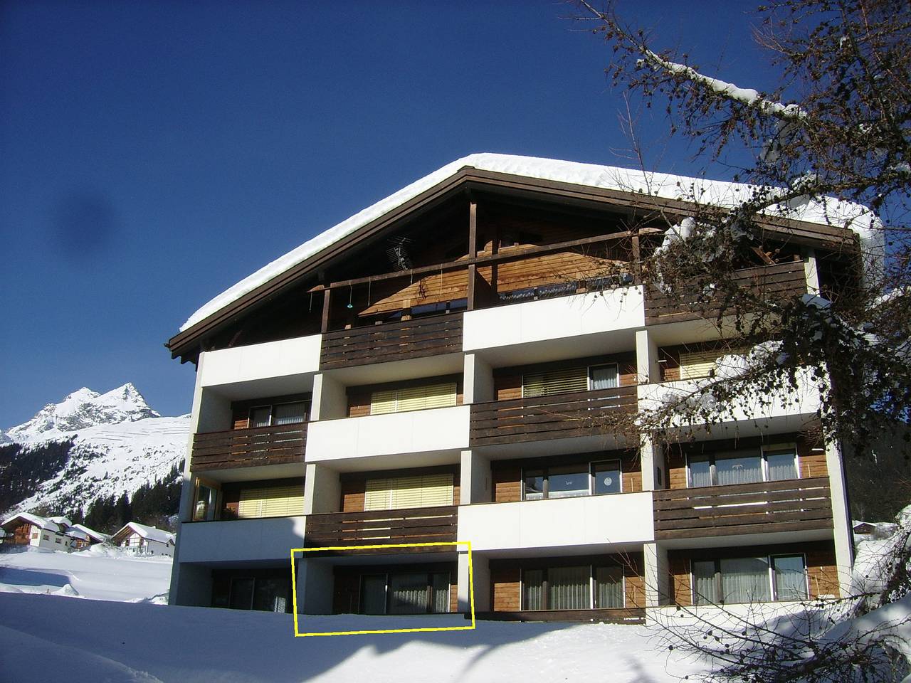 Ganze Ferienwohnung, Ferienwohnung Gabriela 23 Defuns Brigels - 1 Zimmer Ferienwohnung für max. 2 Pers. im Eg in Brigels, Alpenarena