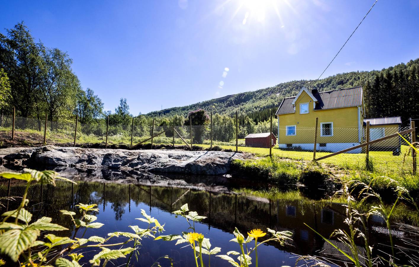 Vakantiehuis voor 7 personen met terras in Tysfjord