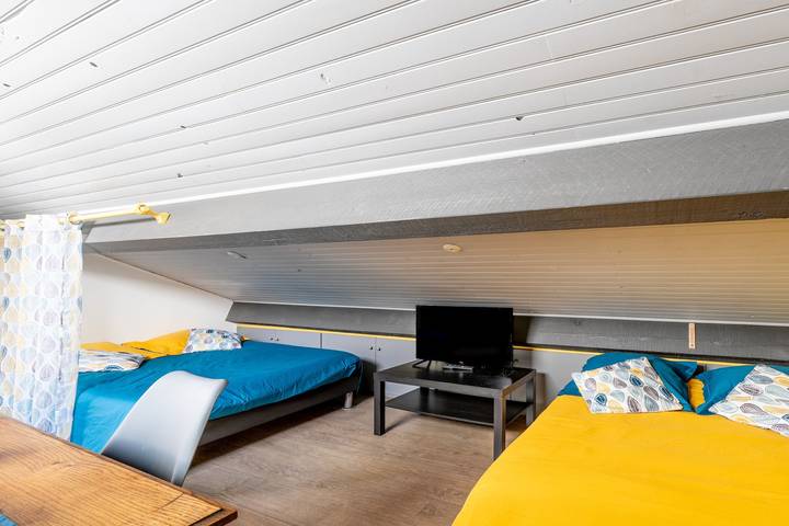 Ganzes Studio, Studio „Les Gîtes Du Robelier – Le Nid“ mit Gemeinschaftsgarten, Balkon und Wlan in Bouaye, Nantes und Umgebung
