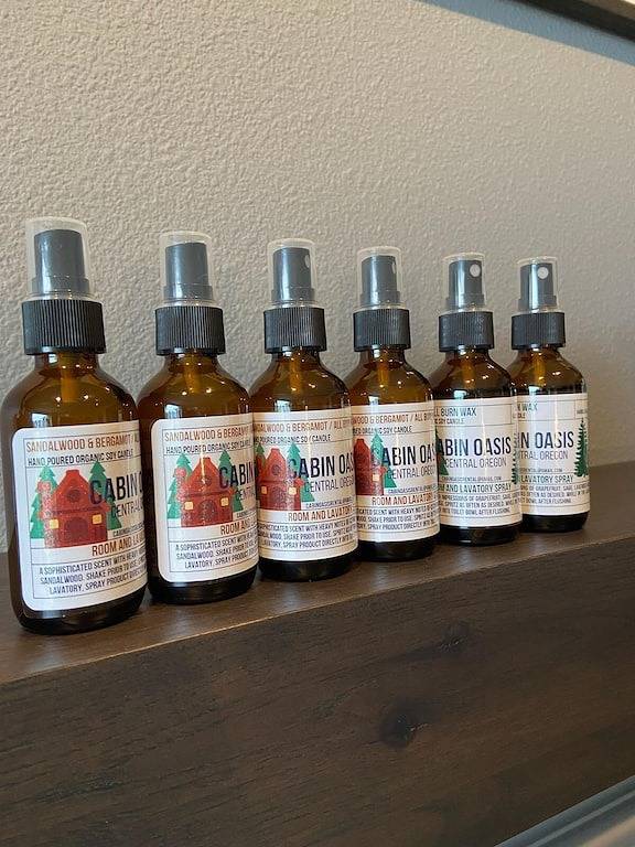 Log cabin for 7 people, with terrace, with pets in Oregon