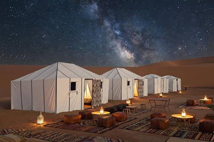 Camping für 4 Personen, mit Terrasse und Ausblick, mit Haustier in Marokko