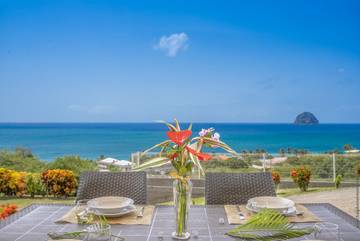 Gîte pour 4 personnes, avec terrasse en Martinique
