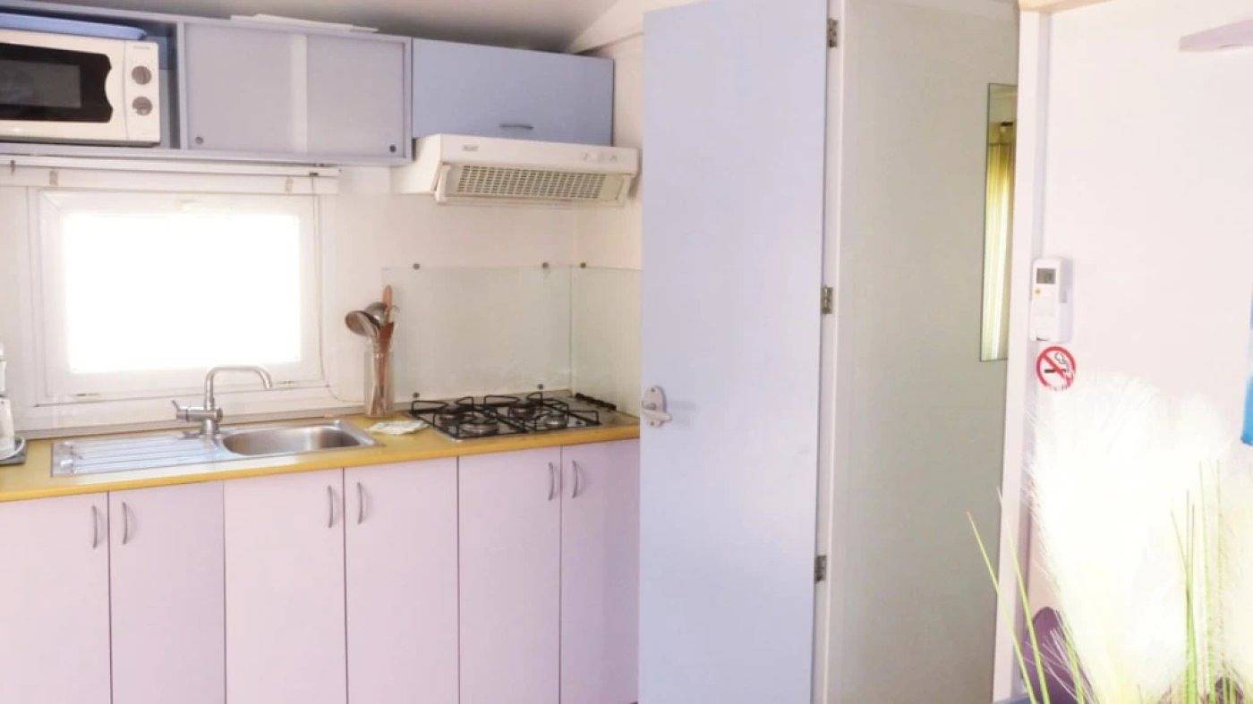 Zecamping 3 étoiles - animaux acceptés mobil-home Tv 17m2 in Moustiers-Sainte-Marie, Verdon Regional Natural Park