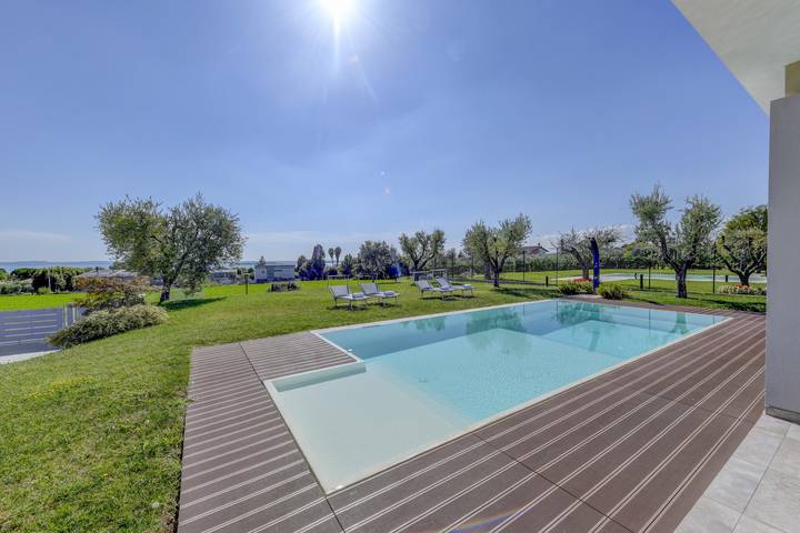 Ferienhaus für 4 Personen, mit Terrasse und Seeblick sowie Garten in Moniga del Garda - 4