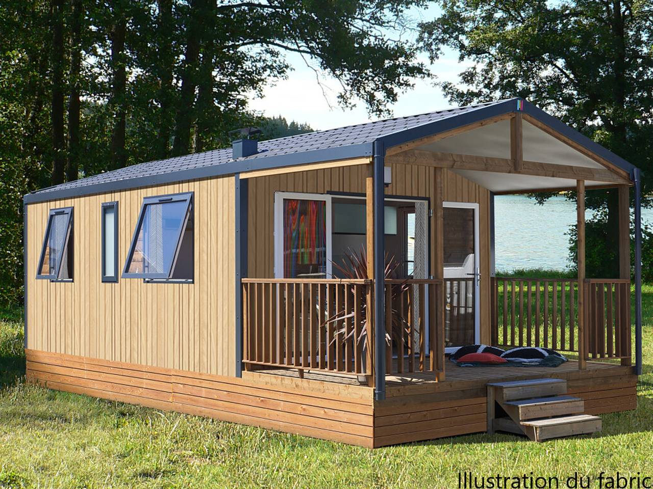 Acogedor mobil-home, perro bienvenido - 4 pers. in Luynes, Región de Tours