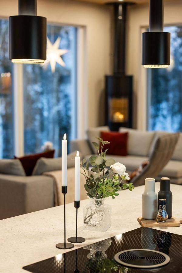 Ferienhaus für 8 Personen, mit Garten und Ausblick sowie Sauna, mit Haustier in Rovaniemi