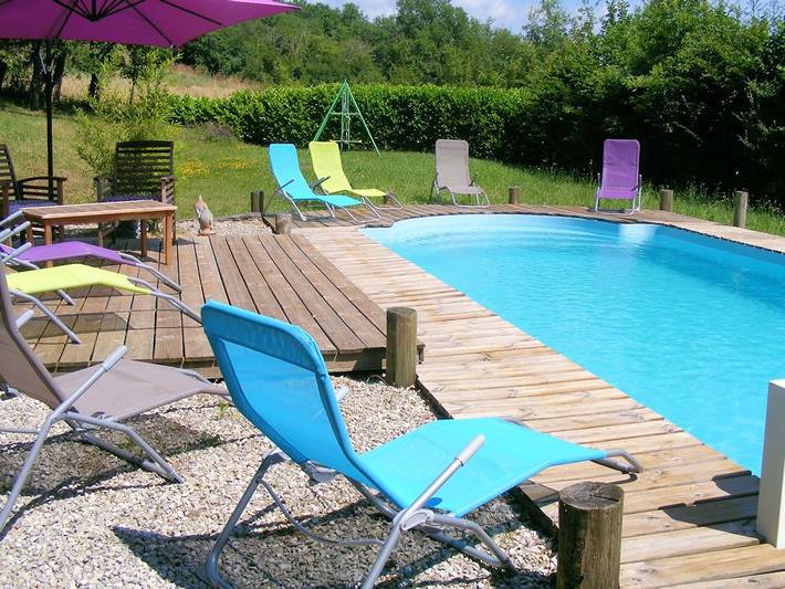 Gîte pour 4 personnes, avec jardin ainsi que piscine et terrasse à Martel - 2