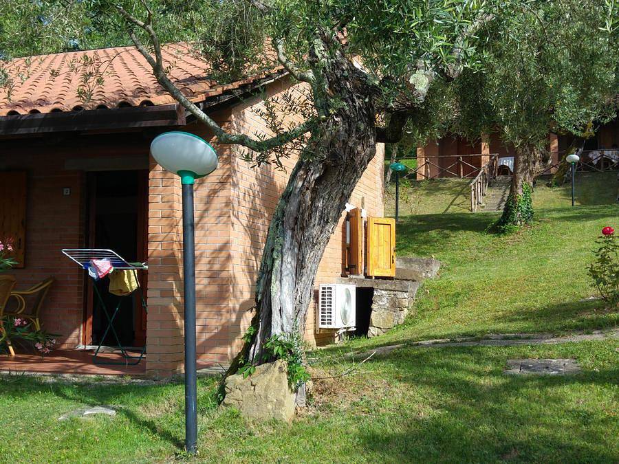 Campeggio Villaggio Cerquestra  - Chalet 4 personas - Con veranda in Magione, Lago Trasimeno