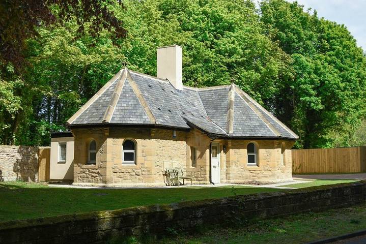 Log cabin for 4 people, with Garden in Alnwick