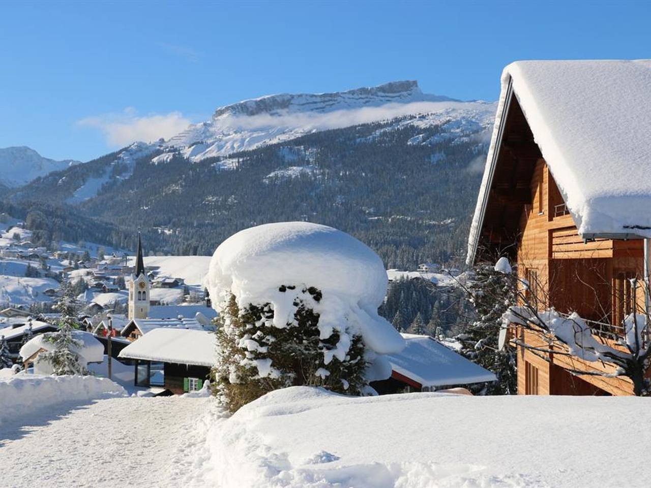 Entire holiday apartment, Gästehaus Alpina - Appartement "8" - 2 Schlafräume, Dusche, Wc in Riezlern, Mittelberg