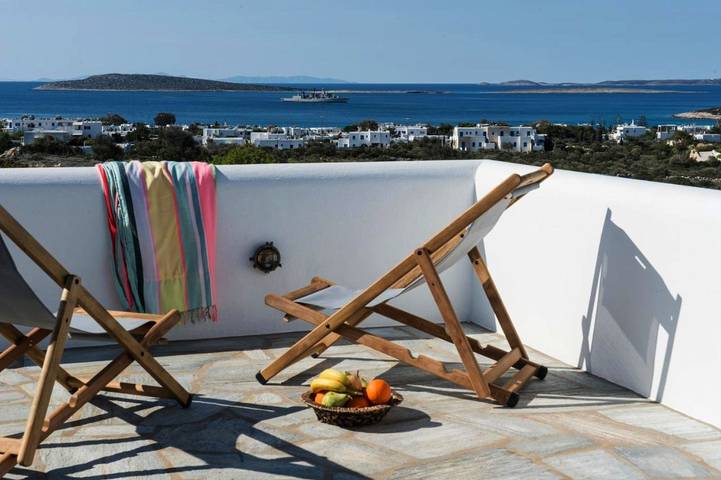 Location de vacances pour 6 personnes, avec jardin et vue dans Aliki - 3