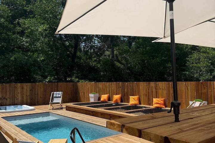 Maison de vacances pour 8 personnes, avec jacuzzi à Martillac