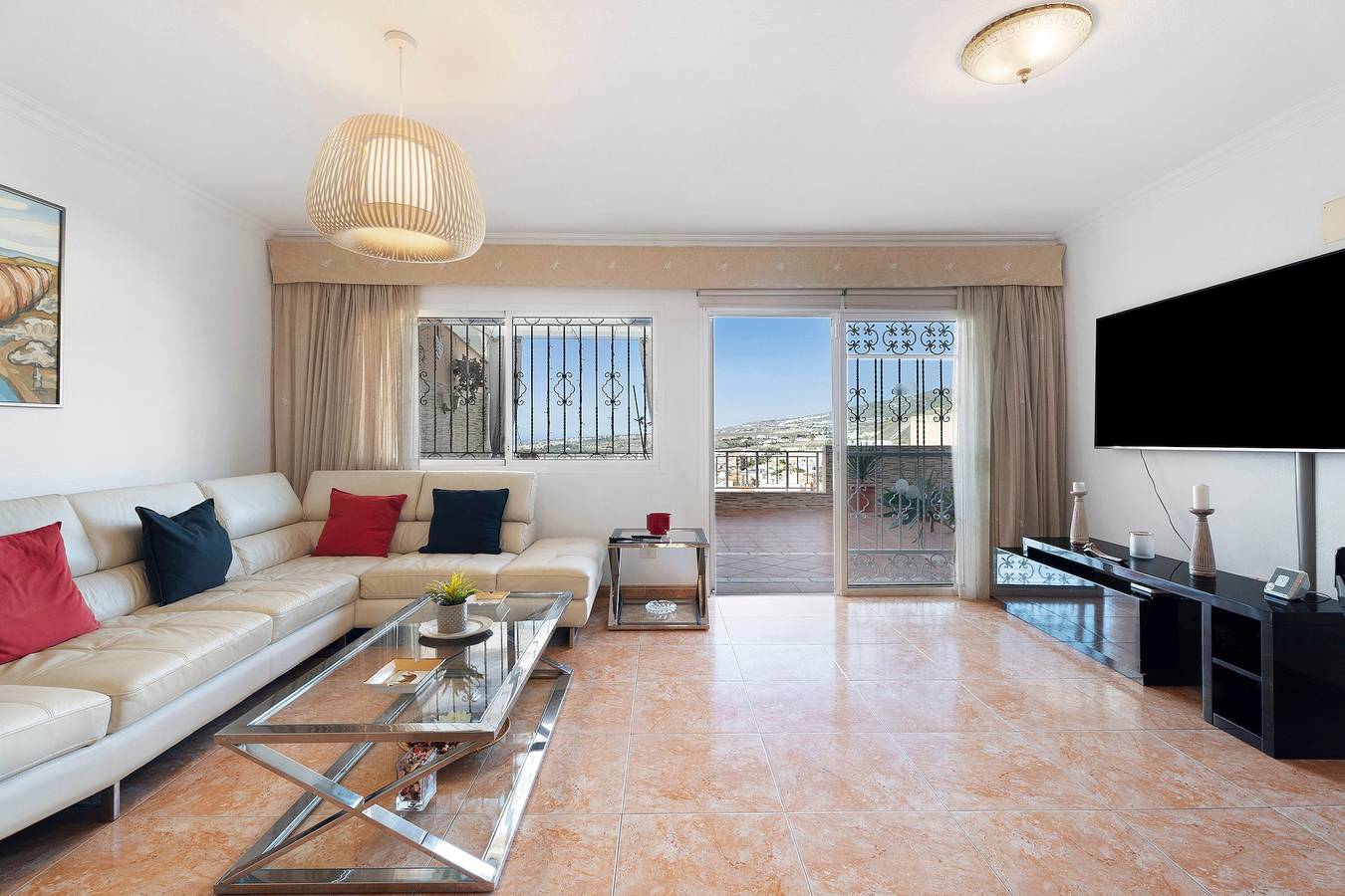 Ferienhaus 'Vitamina Village' mit Meerblick, Gemeinschaftspool, Garten & Wlan in Adeje, Teneriffa Süd