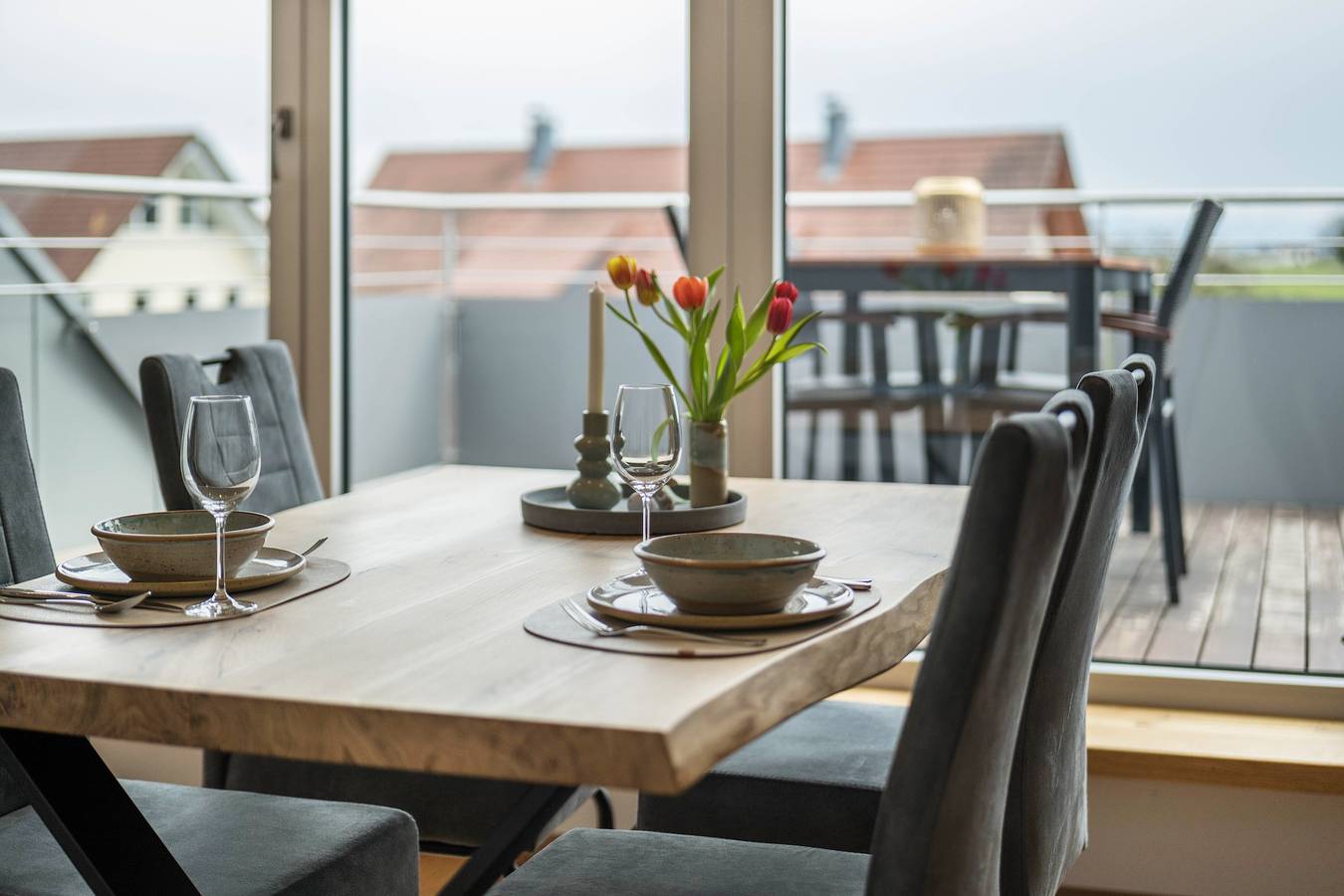 Ganze Wohnung, Ferienwohnung 'Blick Zum Säntis' mit Bergblick, Balkon und Wlan in Horgenzell, Region Bodensee-Oberschwaben