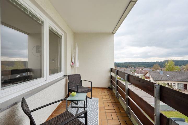 Hel lejlighed, Stylish, Comfortable Apartment with Balcony and Scenic Views in Neubulach, Nord Sortskoven