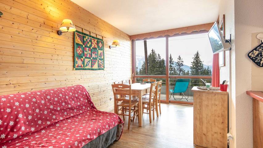 Studio pour 5 personnes, avec terrasse à Chamrousse