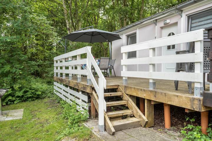 Bungalow 'Seeschwalbe, Nr 7' met privéterras in Bakenberg, Dranske