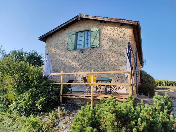 Maison de vacances pour 4 personnes, avec terrasse et vue - 1