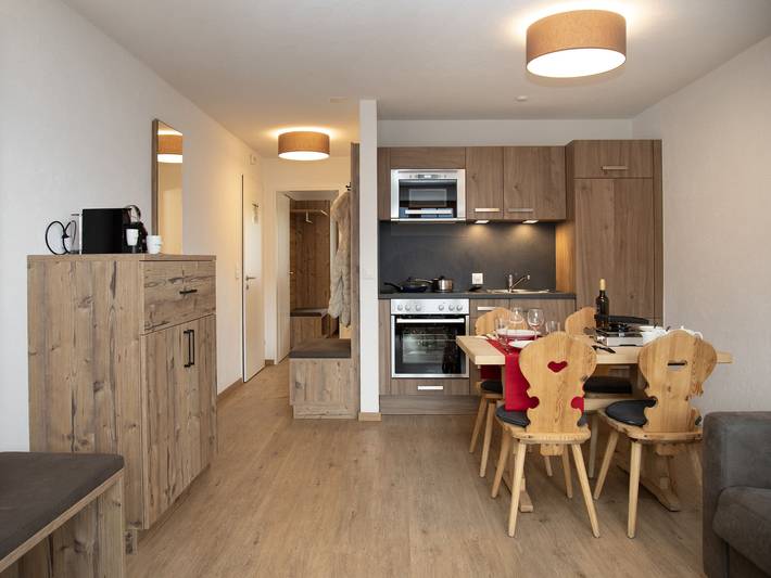 Ferienwohnung für 4 Personen, mit Sauna und Balkon sowie Ausblick und Garten, mit Haustier in der Schweiz