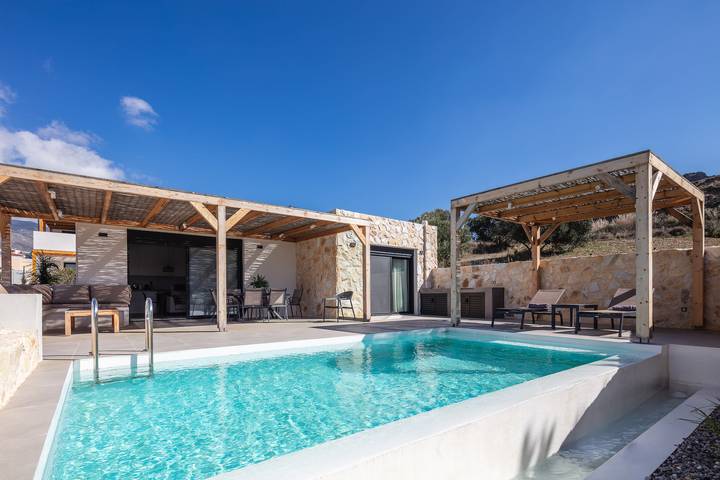 Ferienhaus für 6 Personen, mit Garten und Pool in Plakias - 4