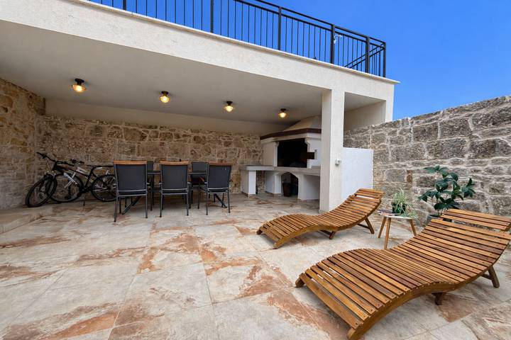 Ferienhaus für 4 Personen, mit Garten und Terrasse