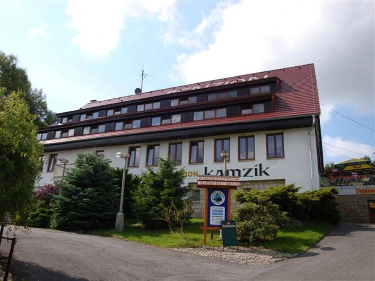 Penzion Kamzík in Kunratice, Boheems Zwitserland