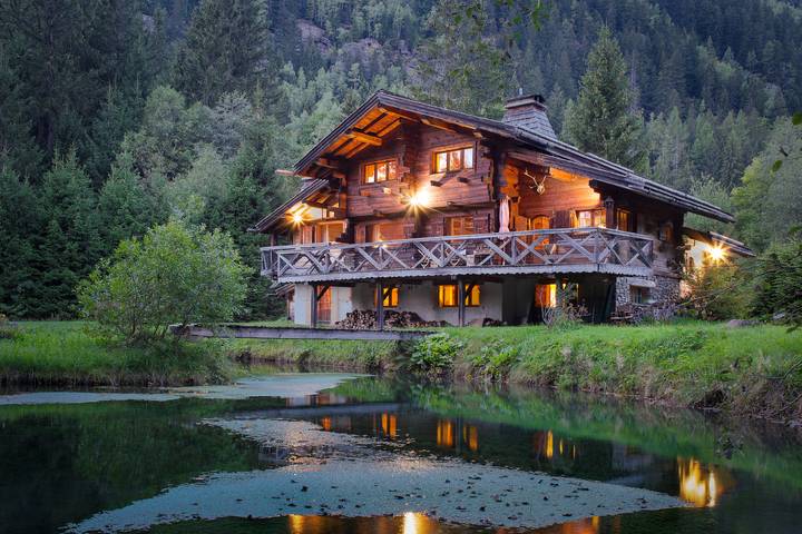 Ferienhaus für 14 Personen, mit Balkon und Terrasse in Chamonix